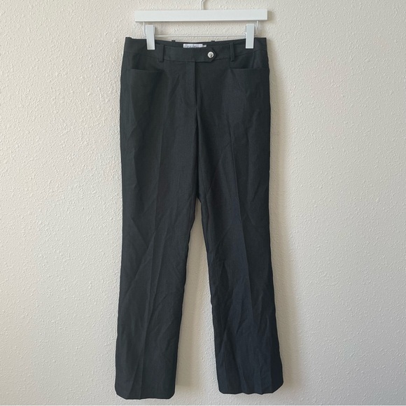 Calvin Klein Modern Fit Trousers Charcoal Gray Size  4 Office Career Neutral - Picture 2 of 9